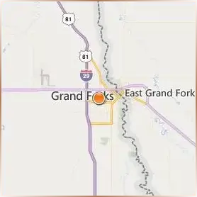 University of North Dakota Location Map University of North Dakota Location Map
