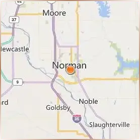 University of Oklahoma Norman Location Map University of Oklahoma Norman Location Map